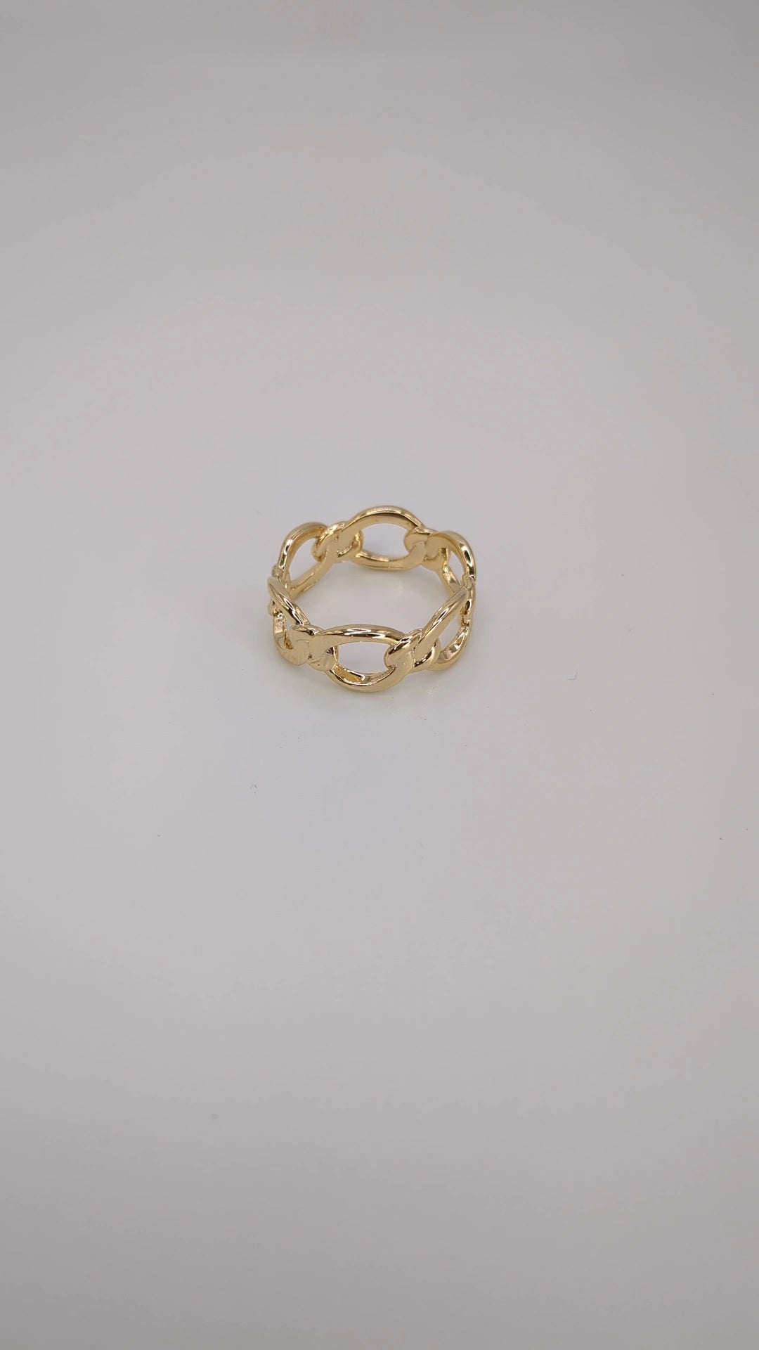 Chain Link Gold Ring