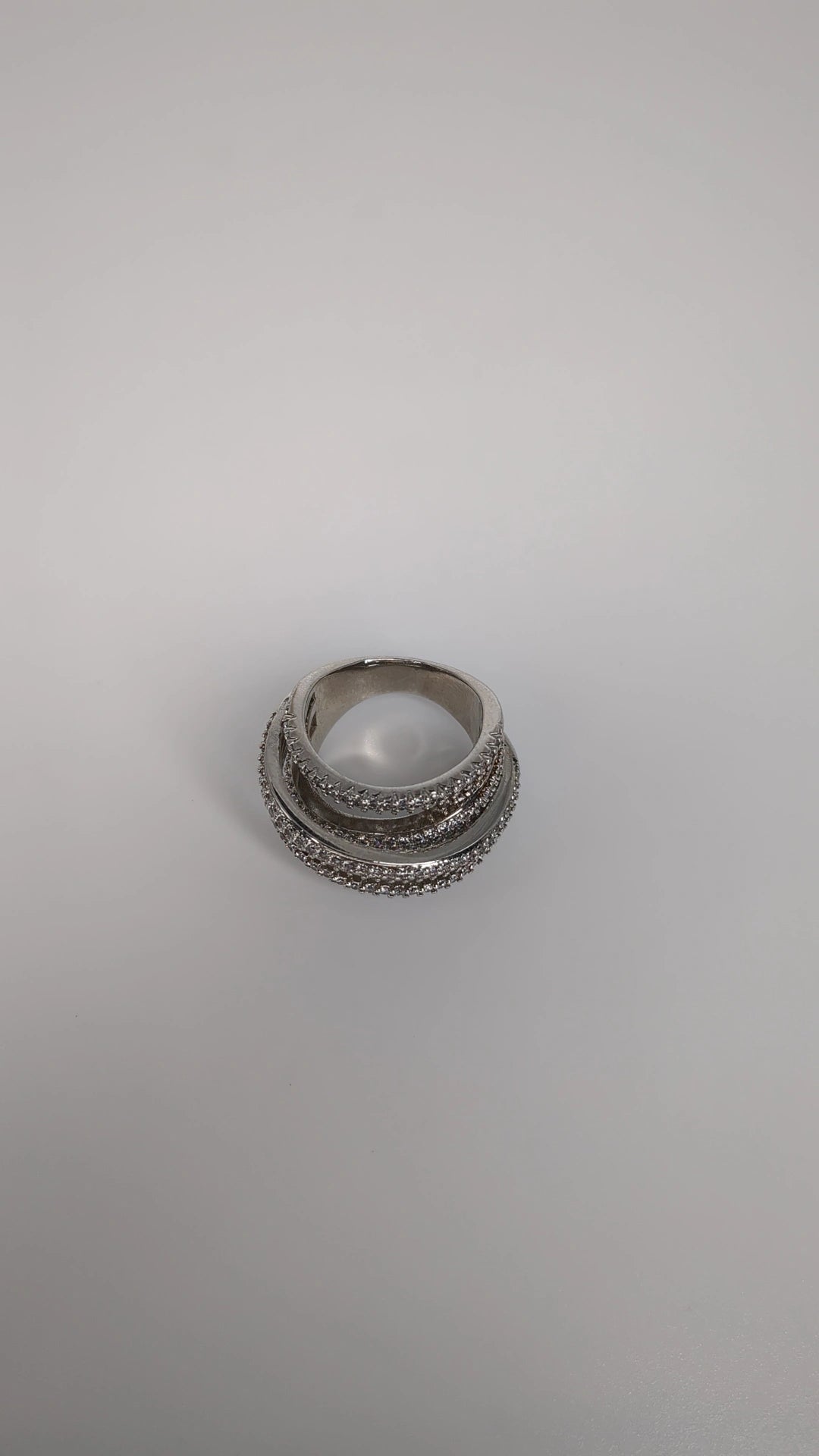 Multi-Row Crystal Ring