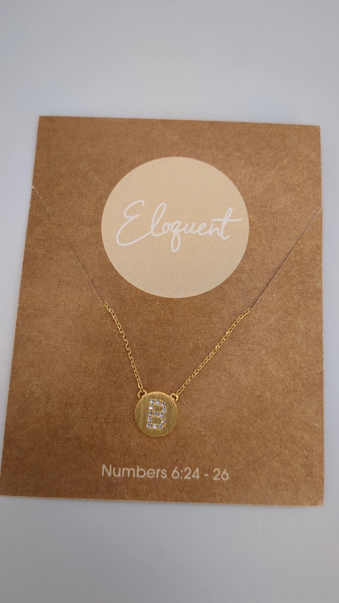 Initial Circle Necklace