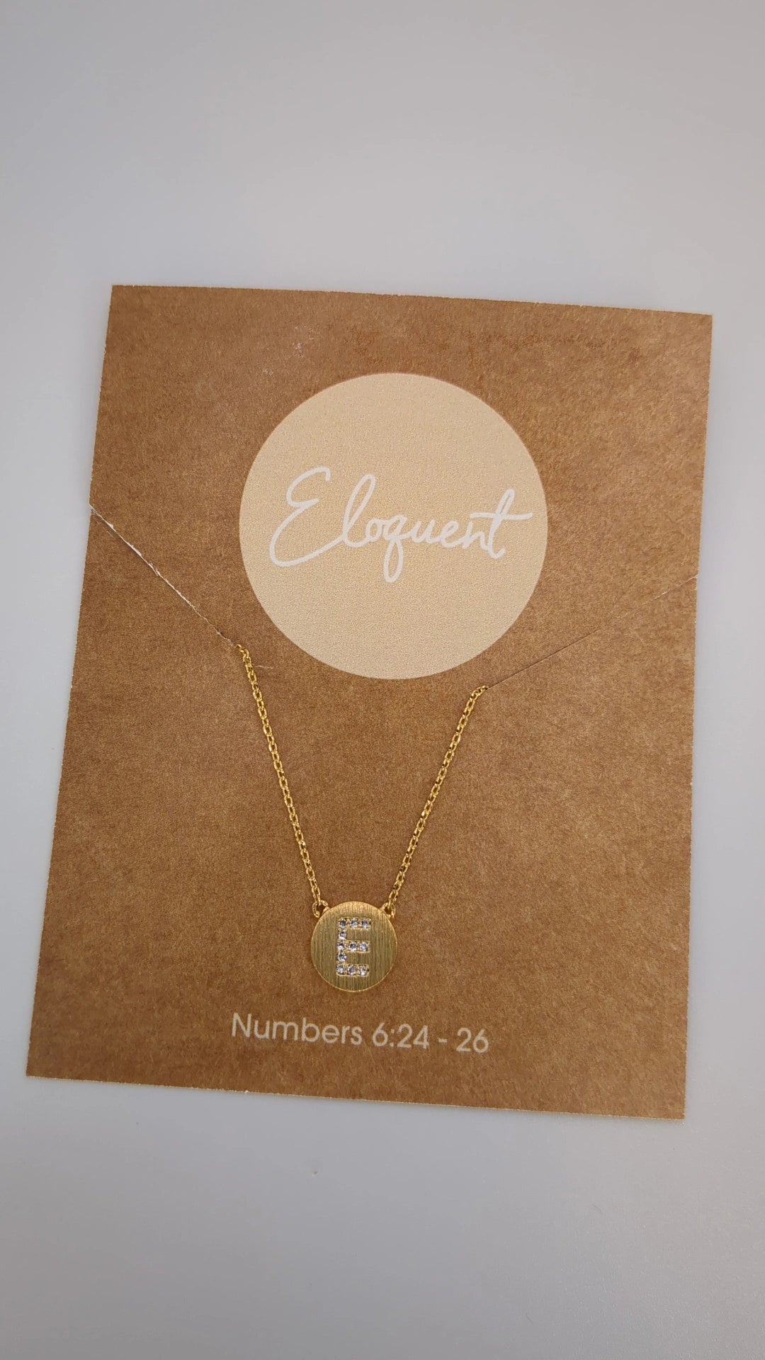 Initial Circle Necklace