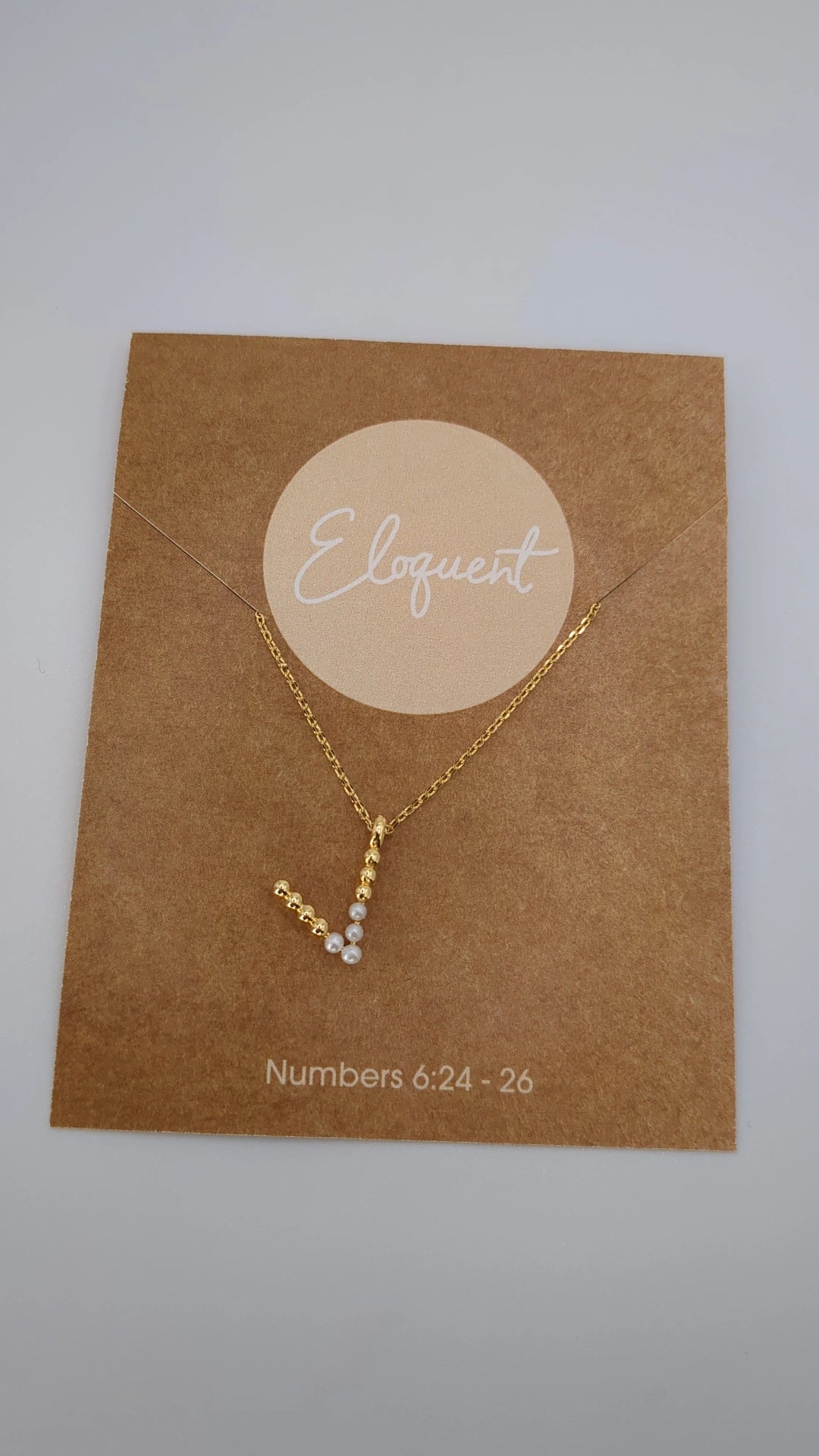 Initial Pearl Necklace