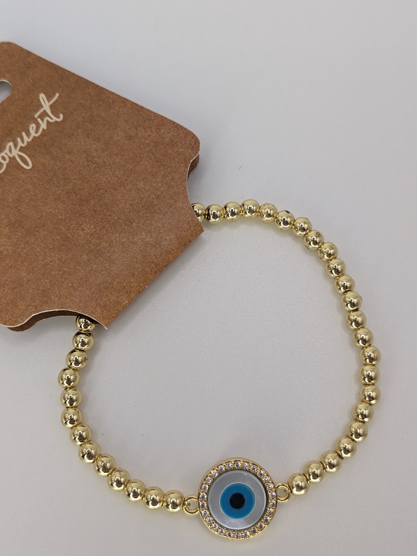 Circular Ojito Beaded Bracelet