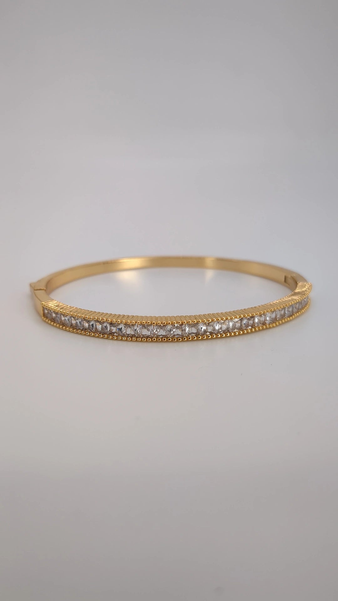 Baguette Crystal Bangle