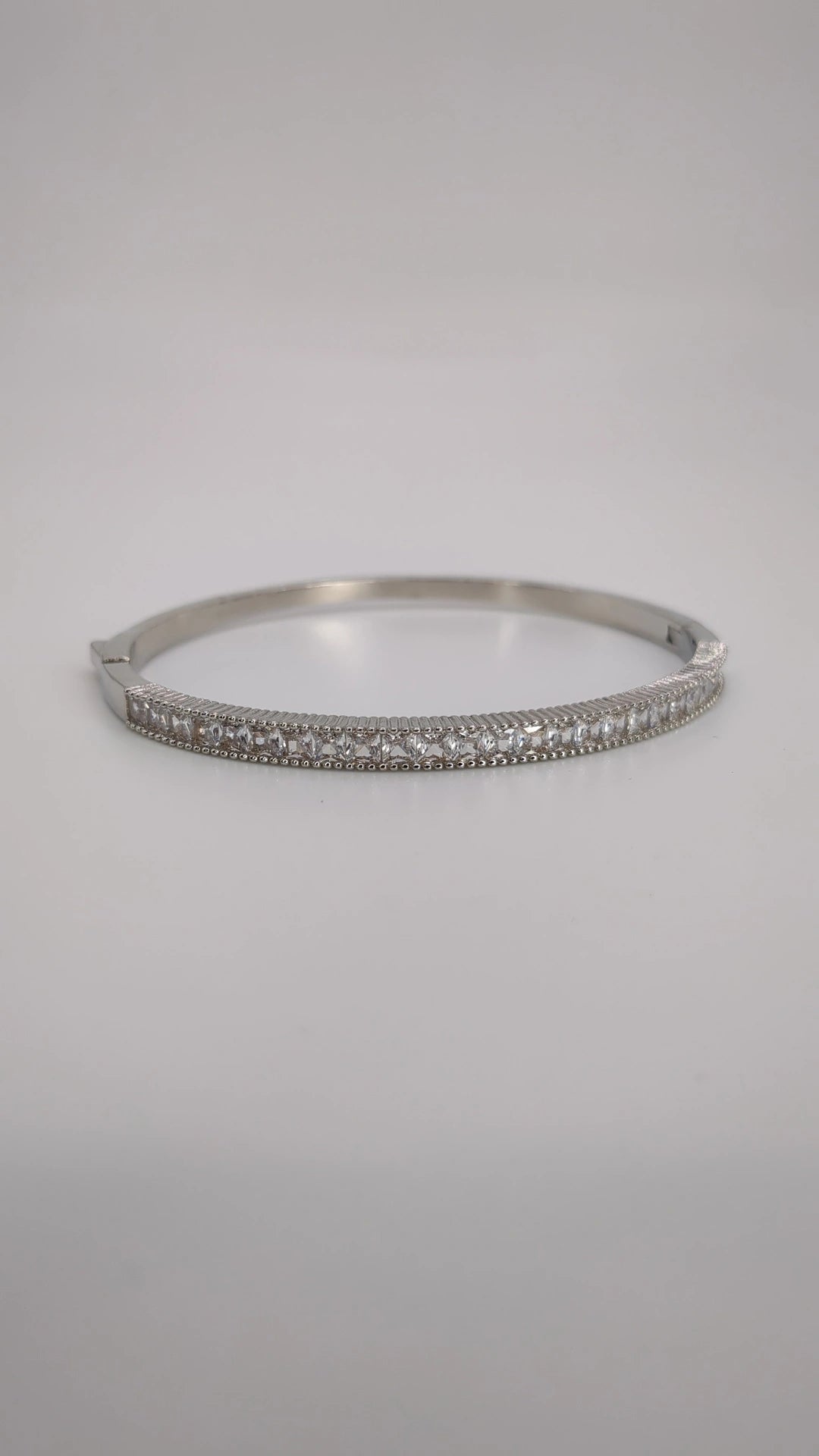 Baguette Crystal Bangle