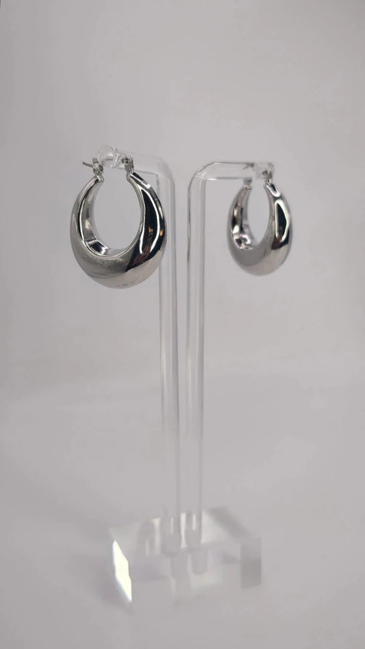 Chunky Hoop Earrings