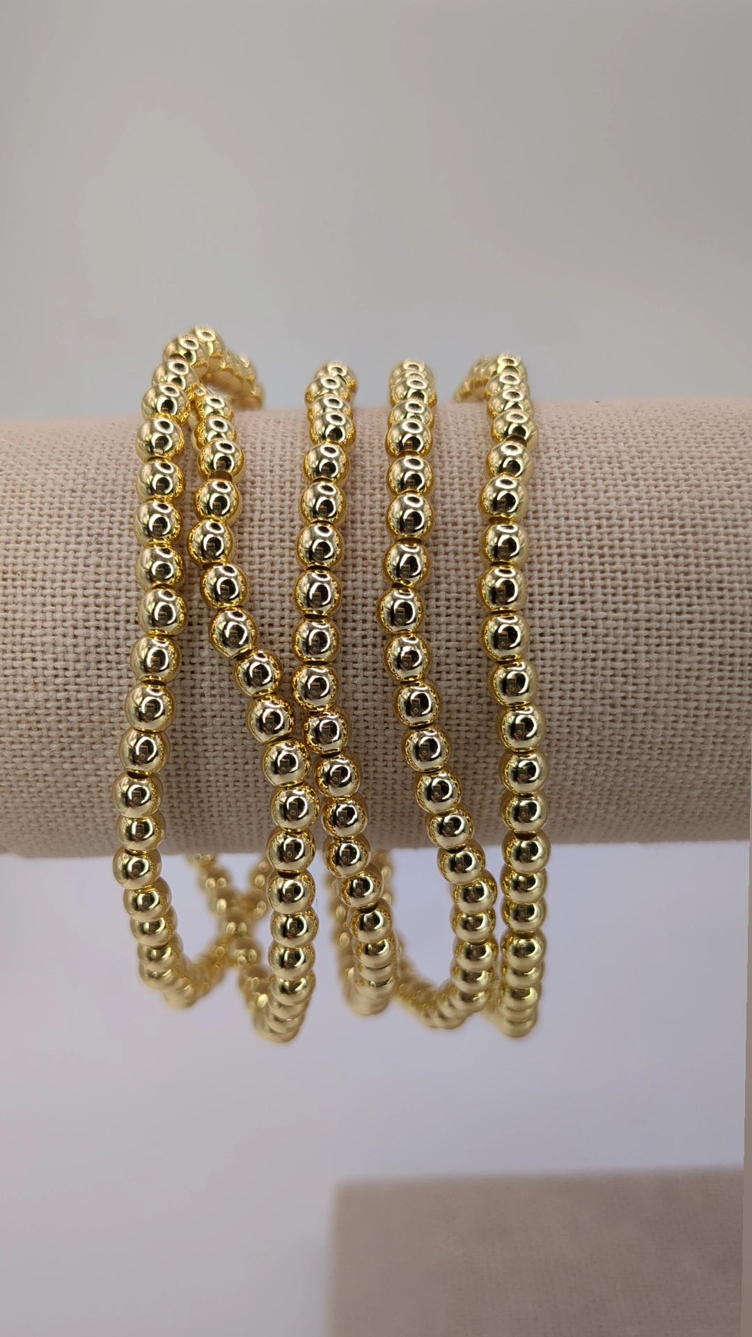 Gold Beaded Bracelet