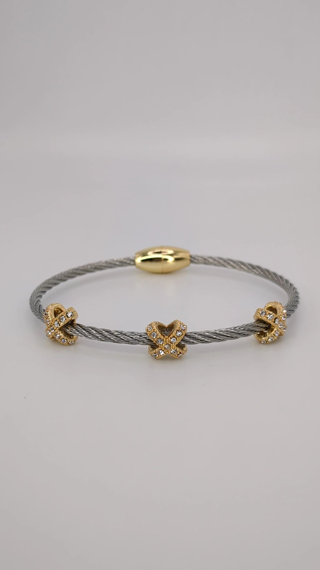 Criss-Cross Cable Bangle