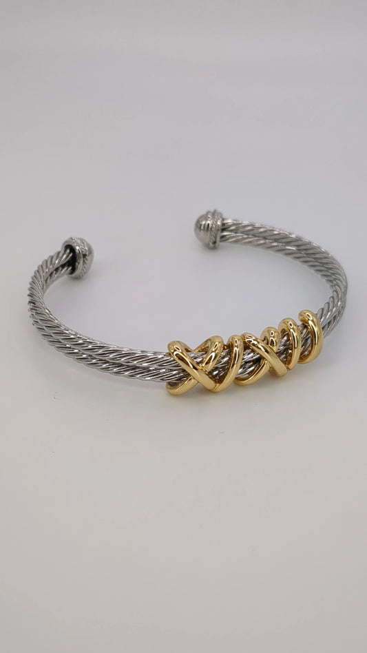 Wrapped Cable Bangle