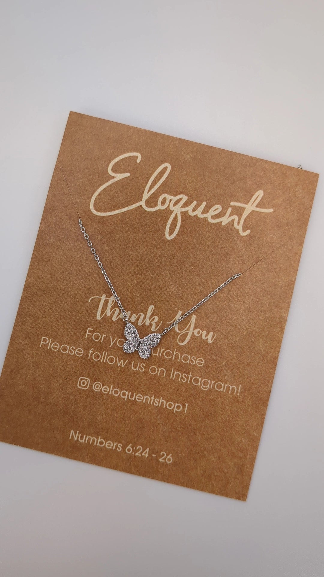 Dainty Butterfly Necklace