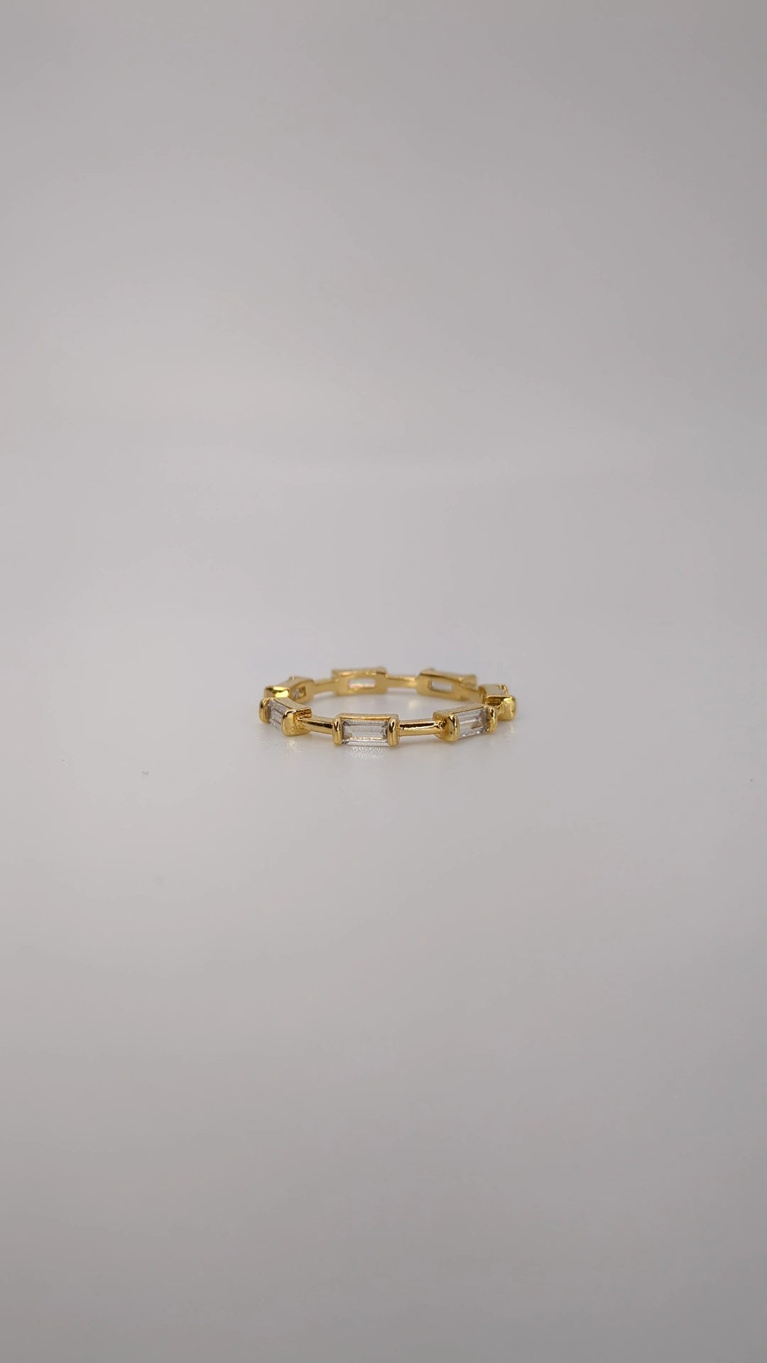 Delicate Baguette Eternity Ring