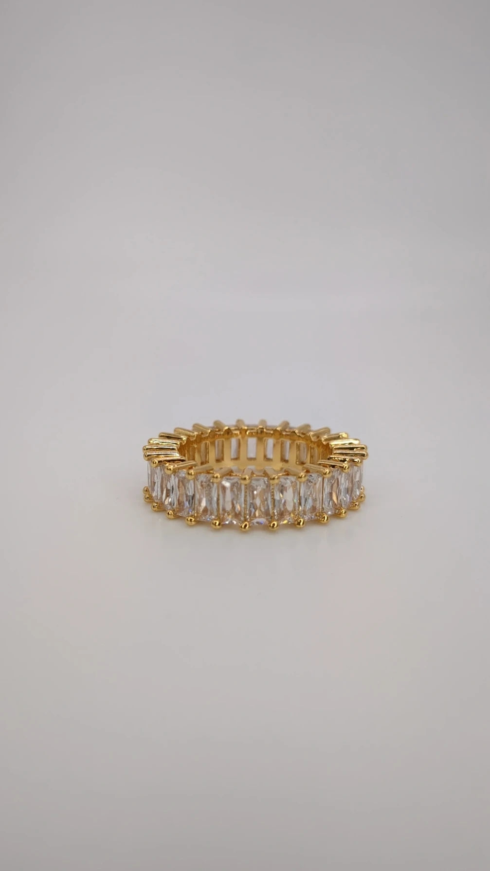 Princess Cut Eternity Ring