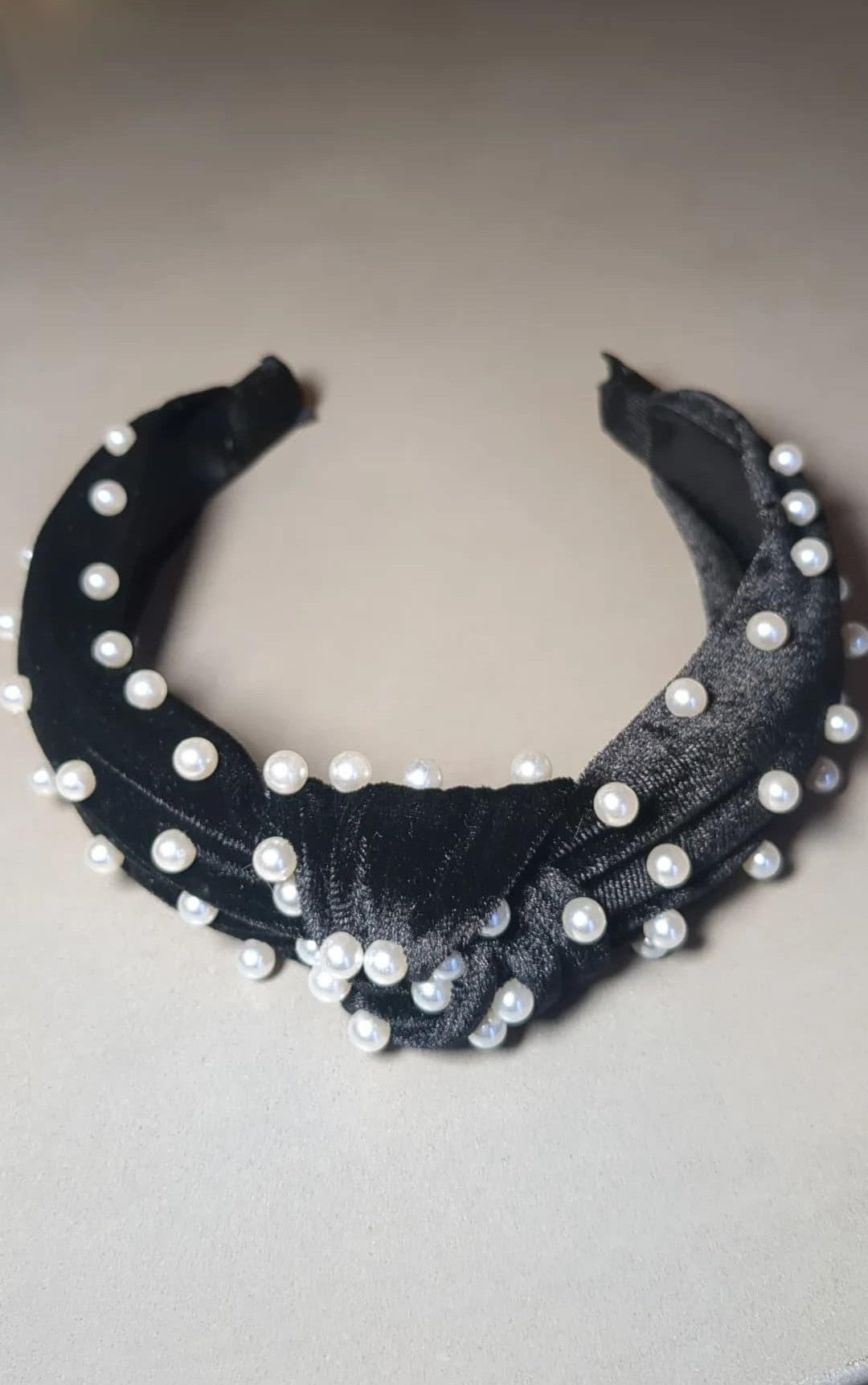 Pearl Velvet Headband