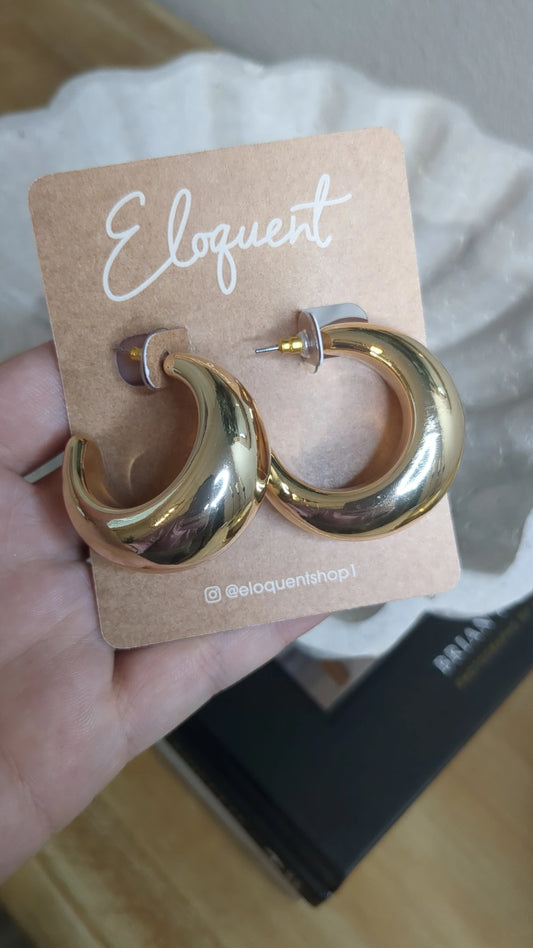 Delilah Chunky Hoop Earrings