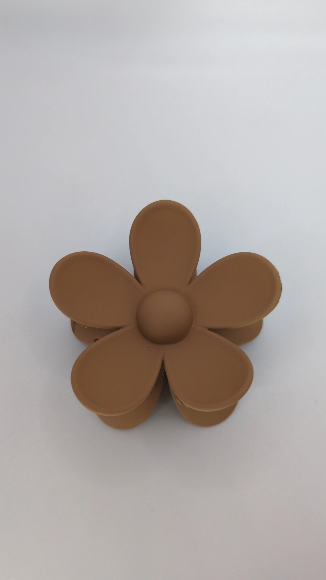 Flower Shape Matte Hair Claw Clip