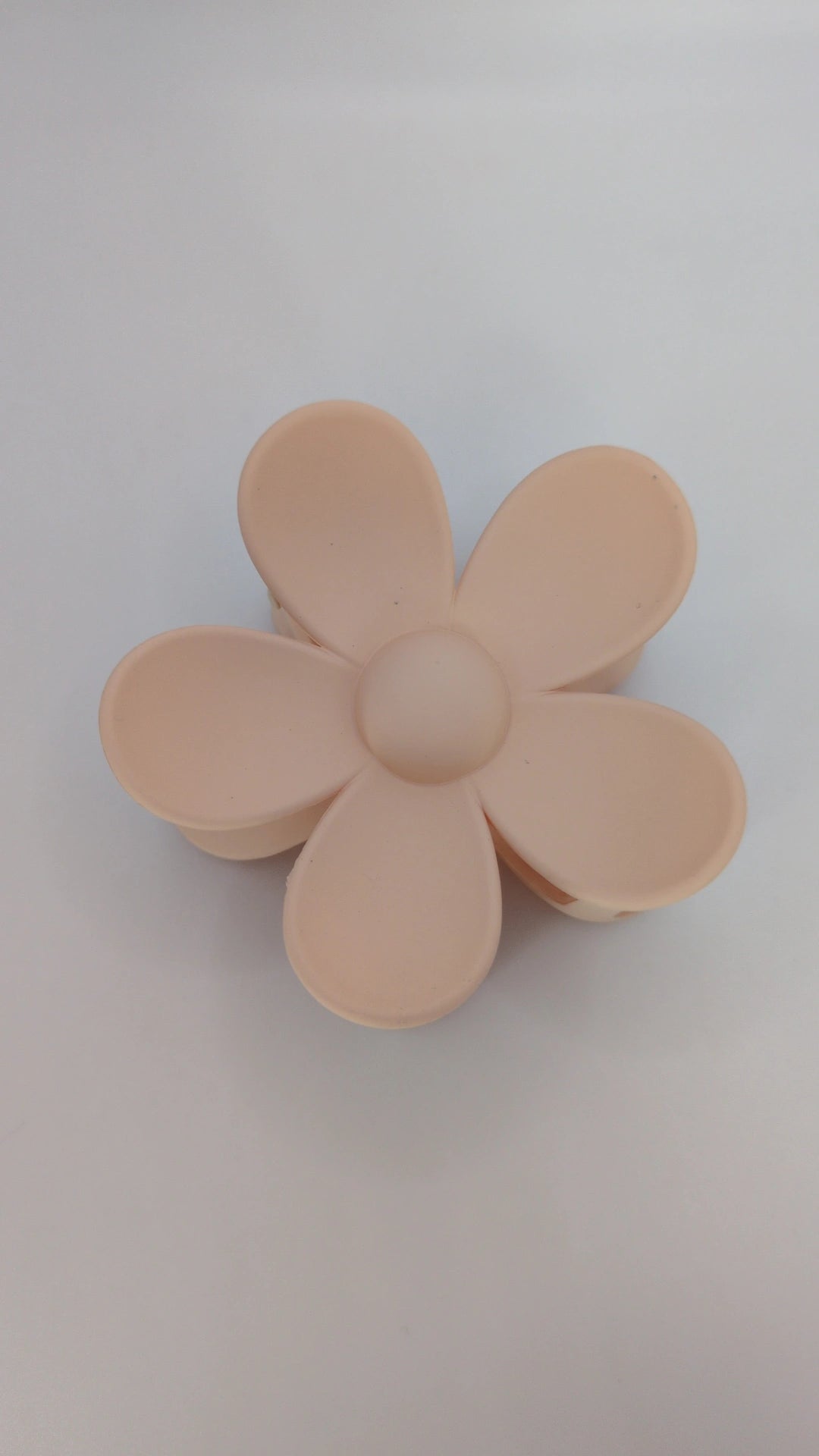 Flower Shape Matte Hair Claw Clip