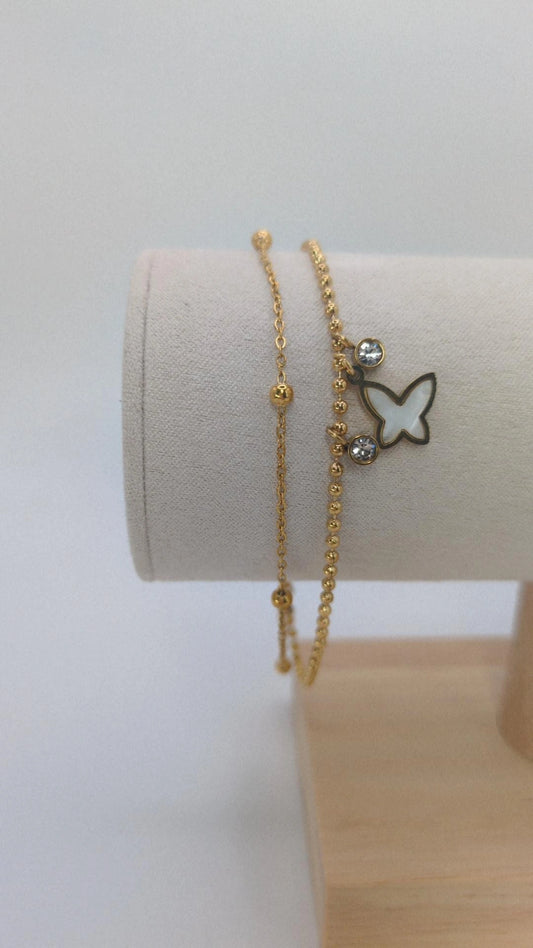 Butterfly Charm Bracelet