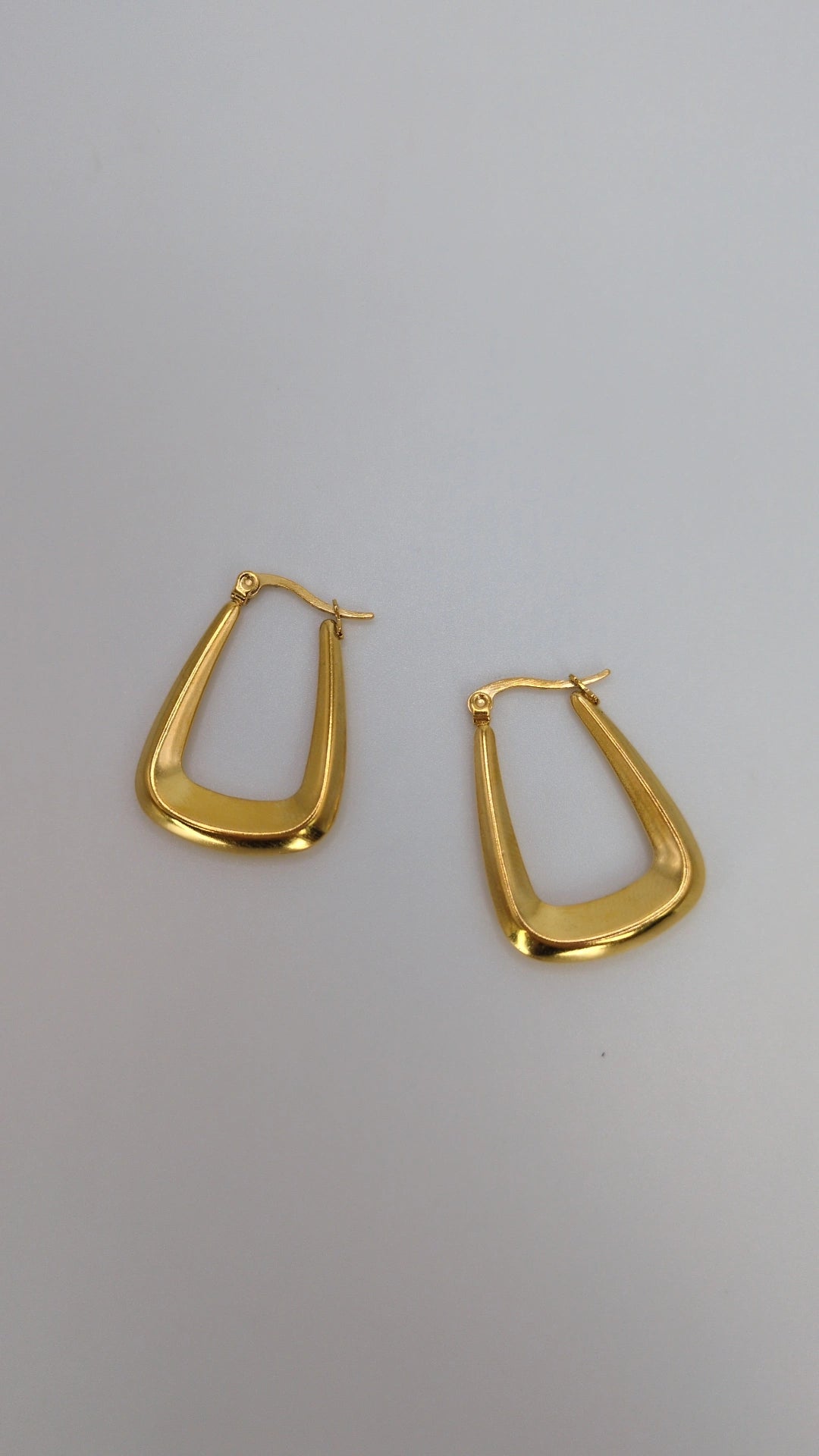 Triangle Hoop Earring