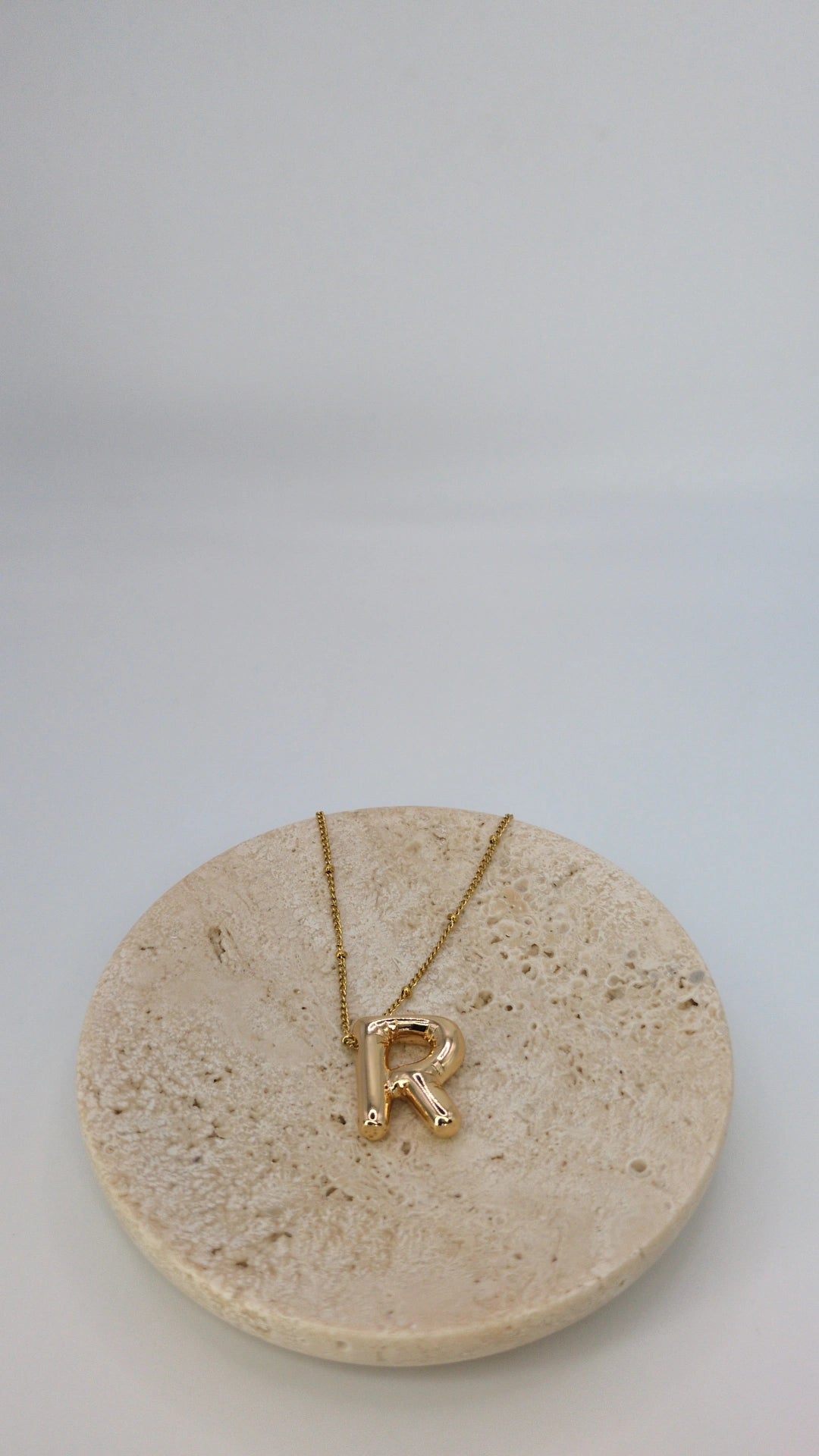 Initial Bubble Necklace