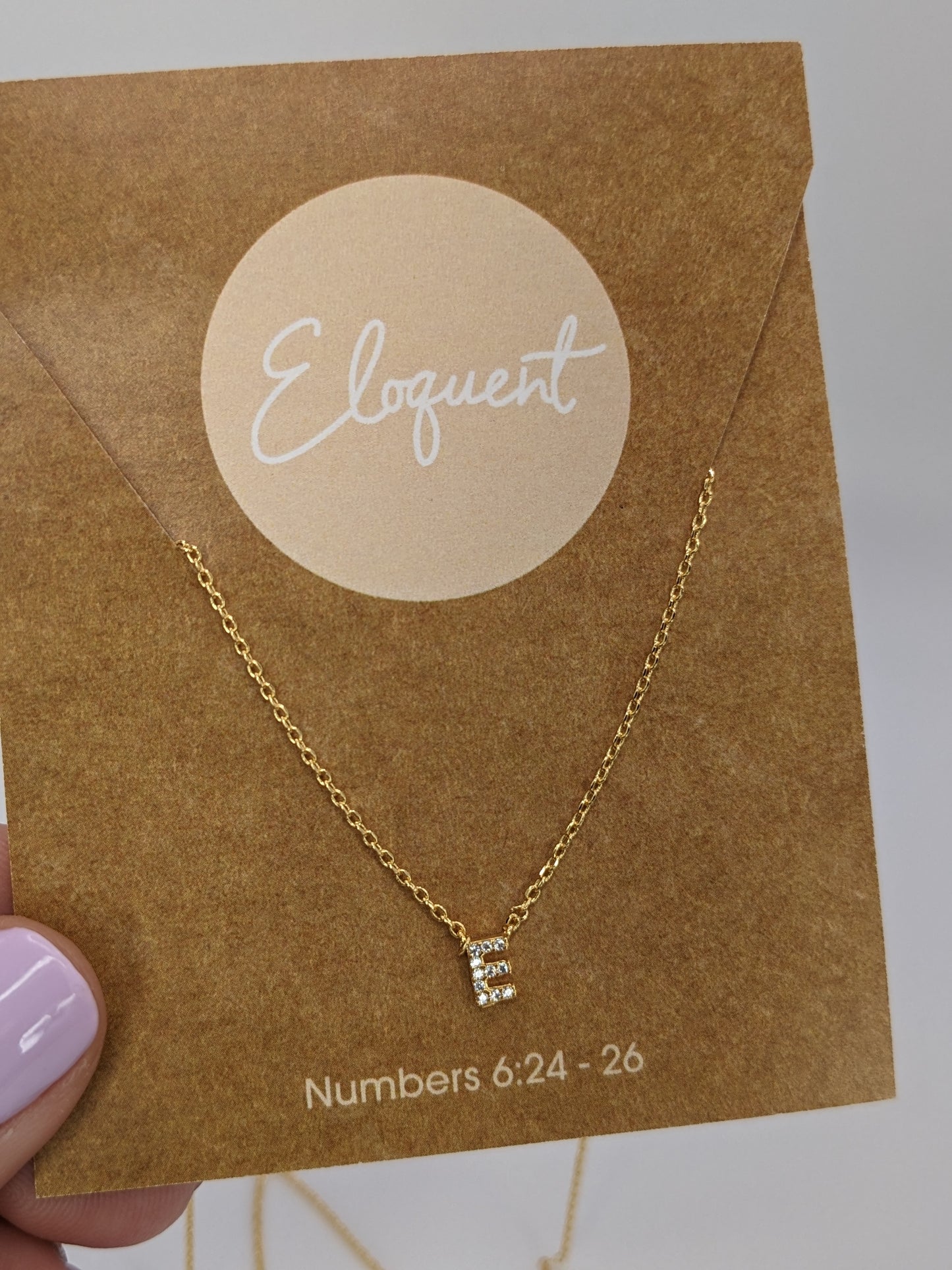 Dainty Mini Initial Necklace