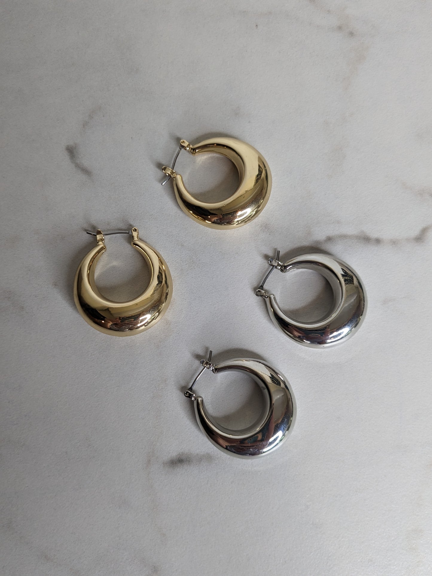 Chunky Hoop Earrings