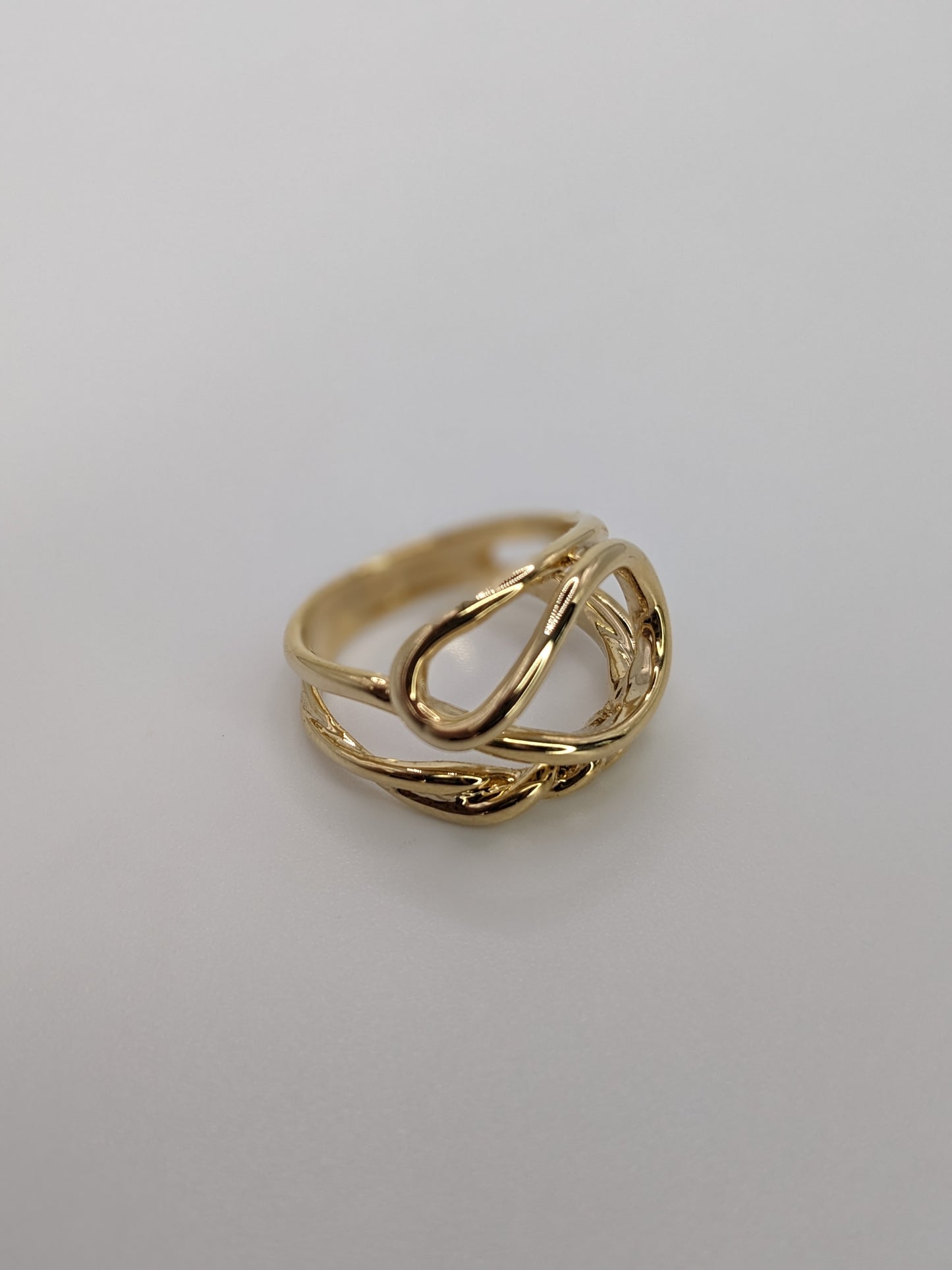 Swirl Emblem Ring