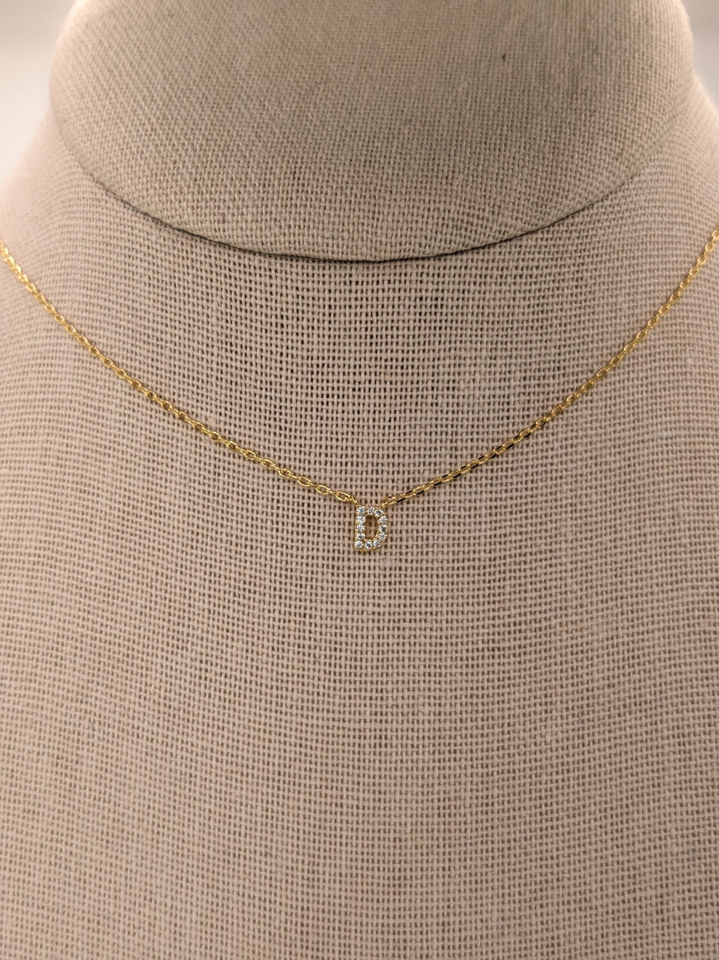 Dainty Mini Initial Necklace