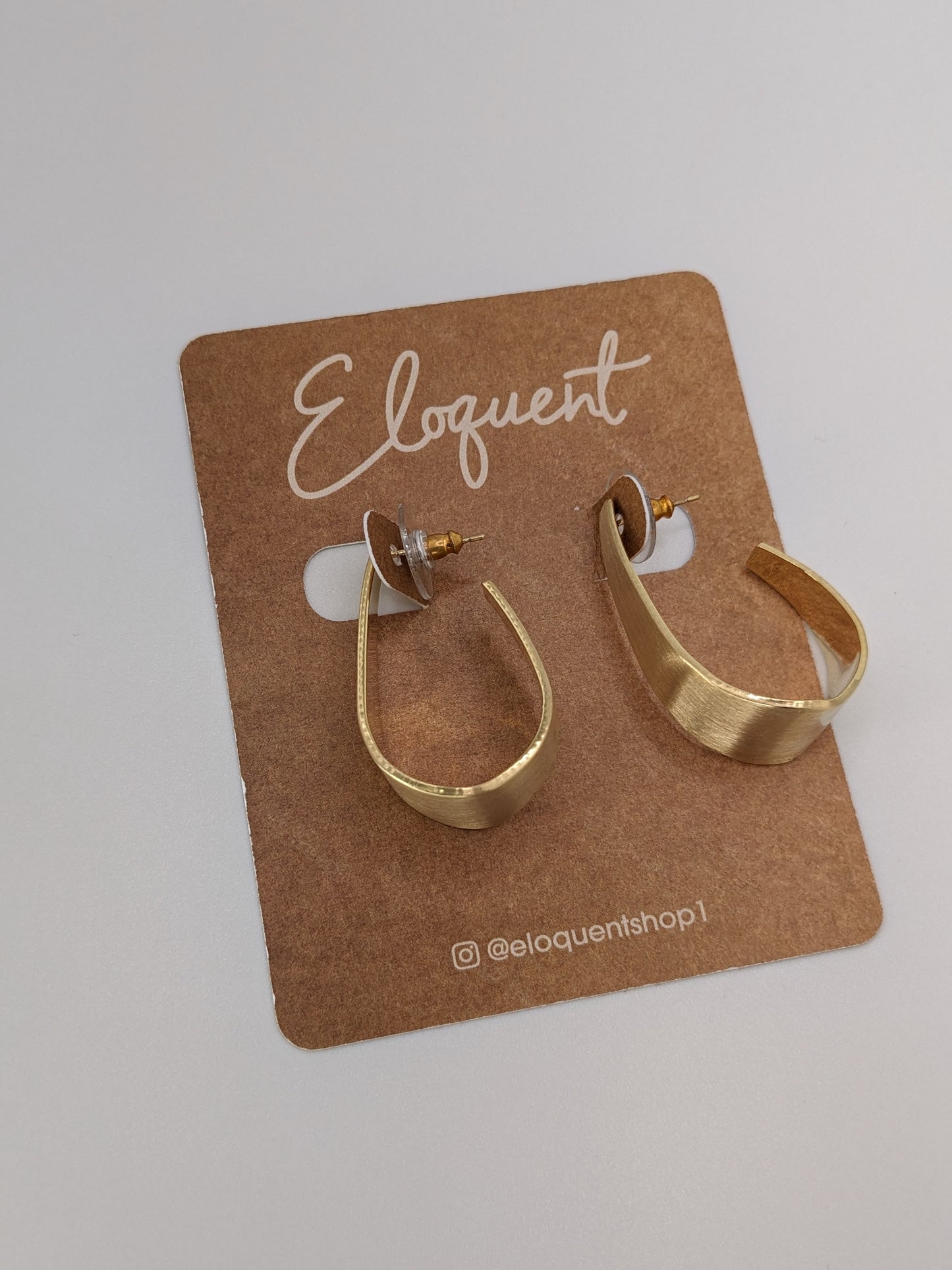 Flat Hoop Earrings