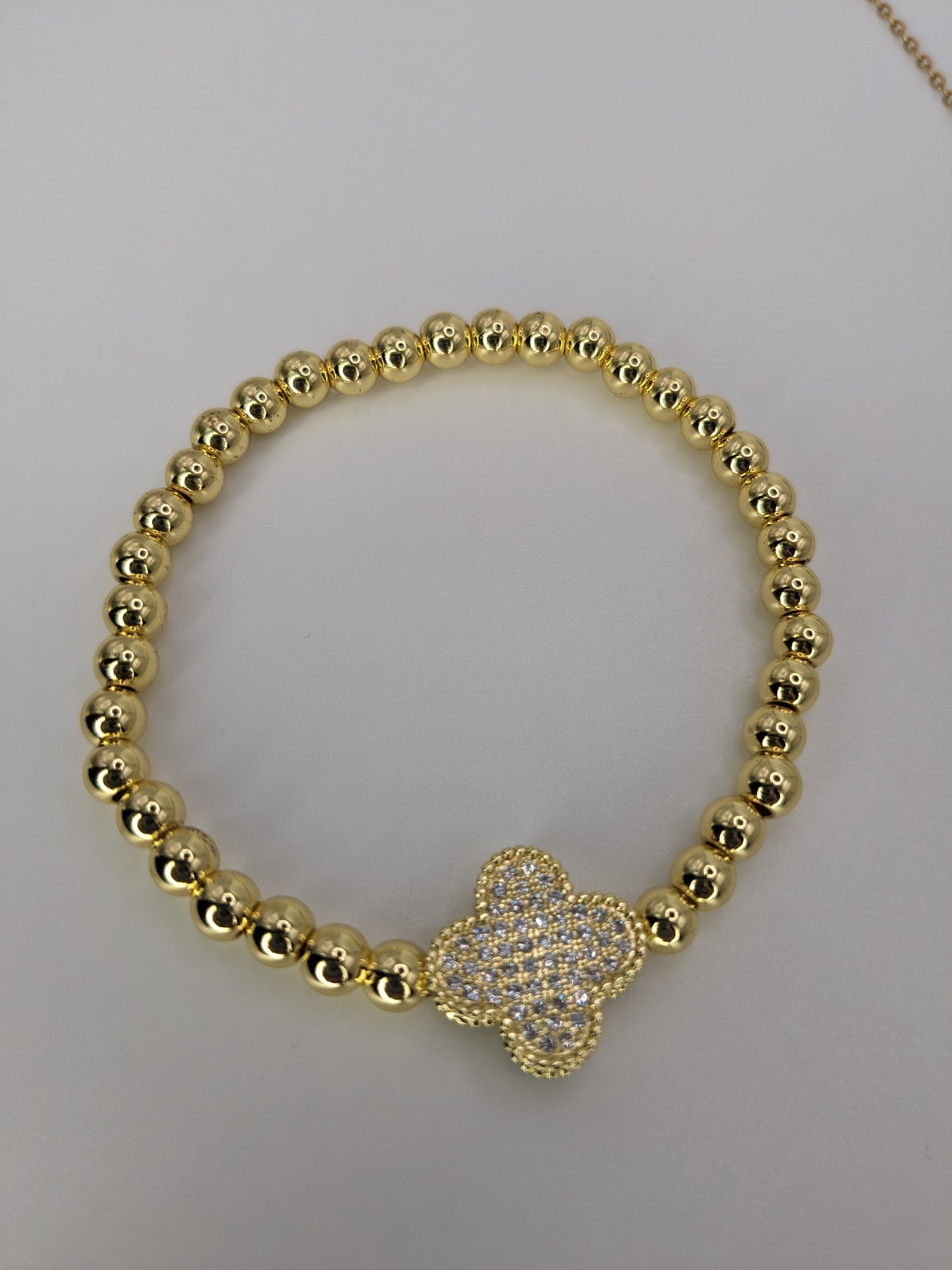Osito Collection Gold Medium Beaded Bracelet