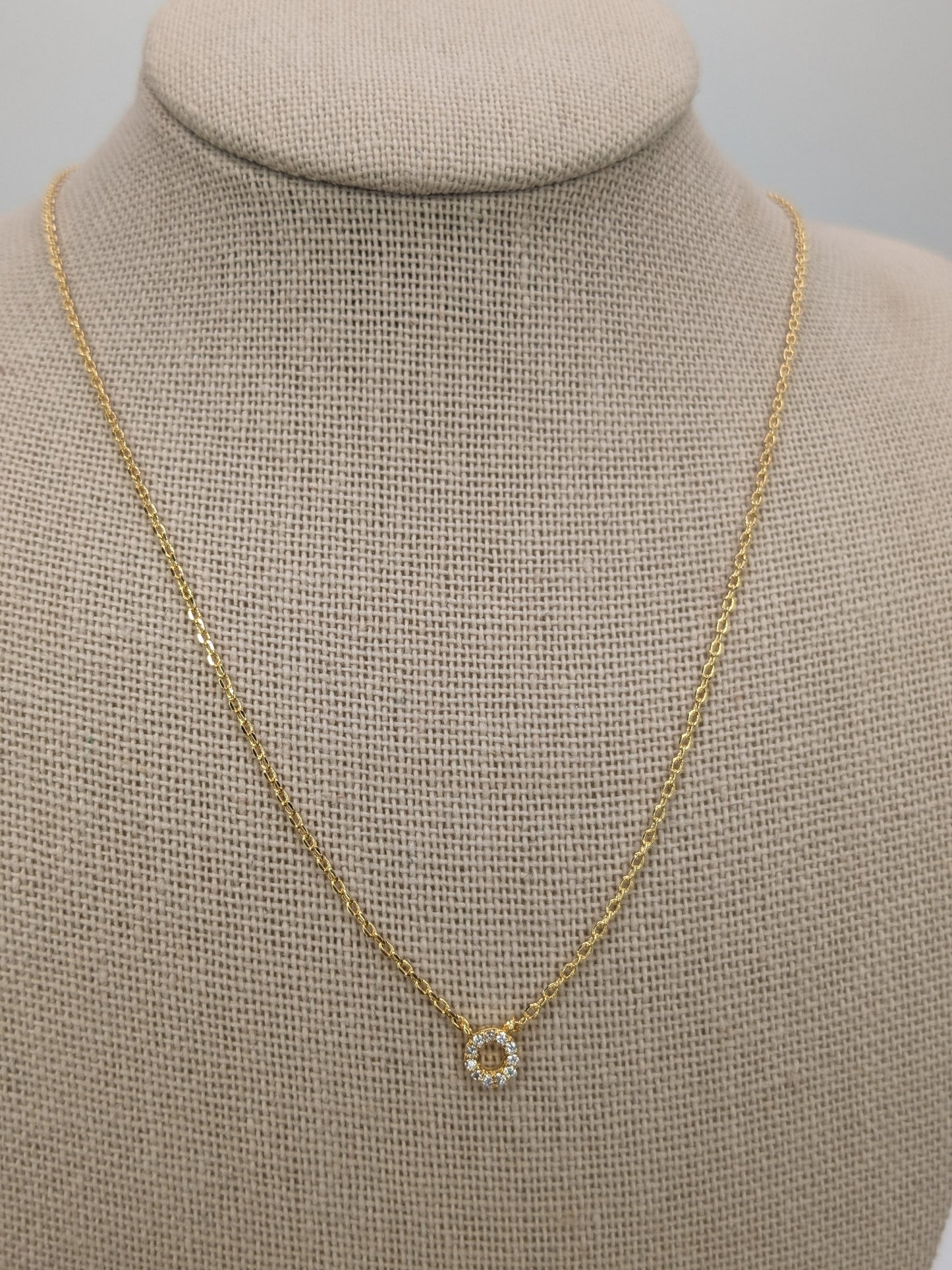 Dainty Mini Initial Necklace