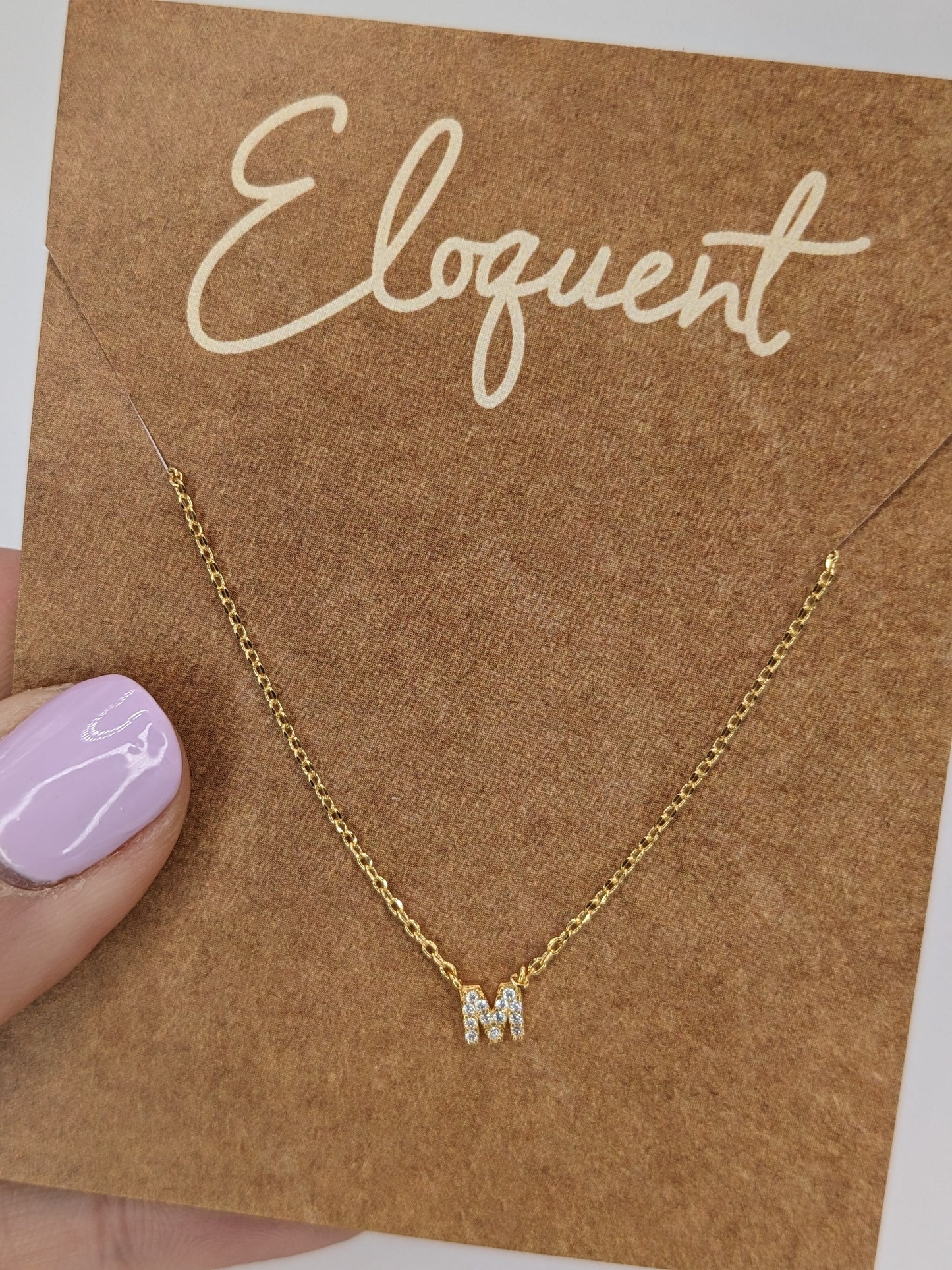 Dainty Mini Initial Necklace