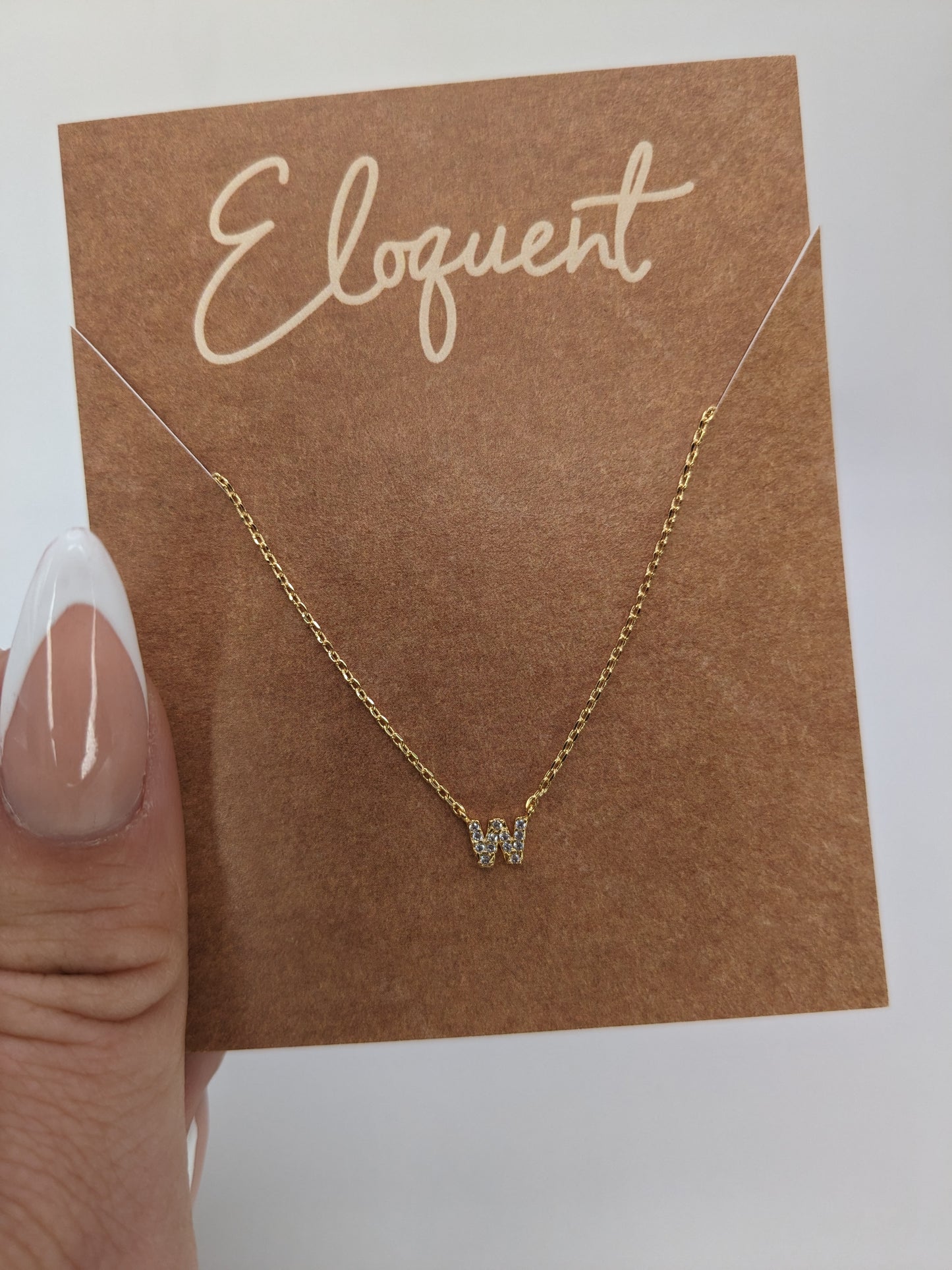 Dainty Mini Initial Necklace