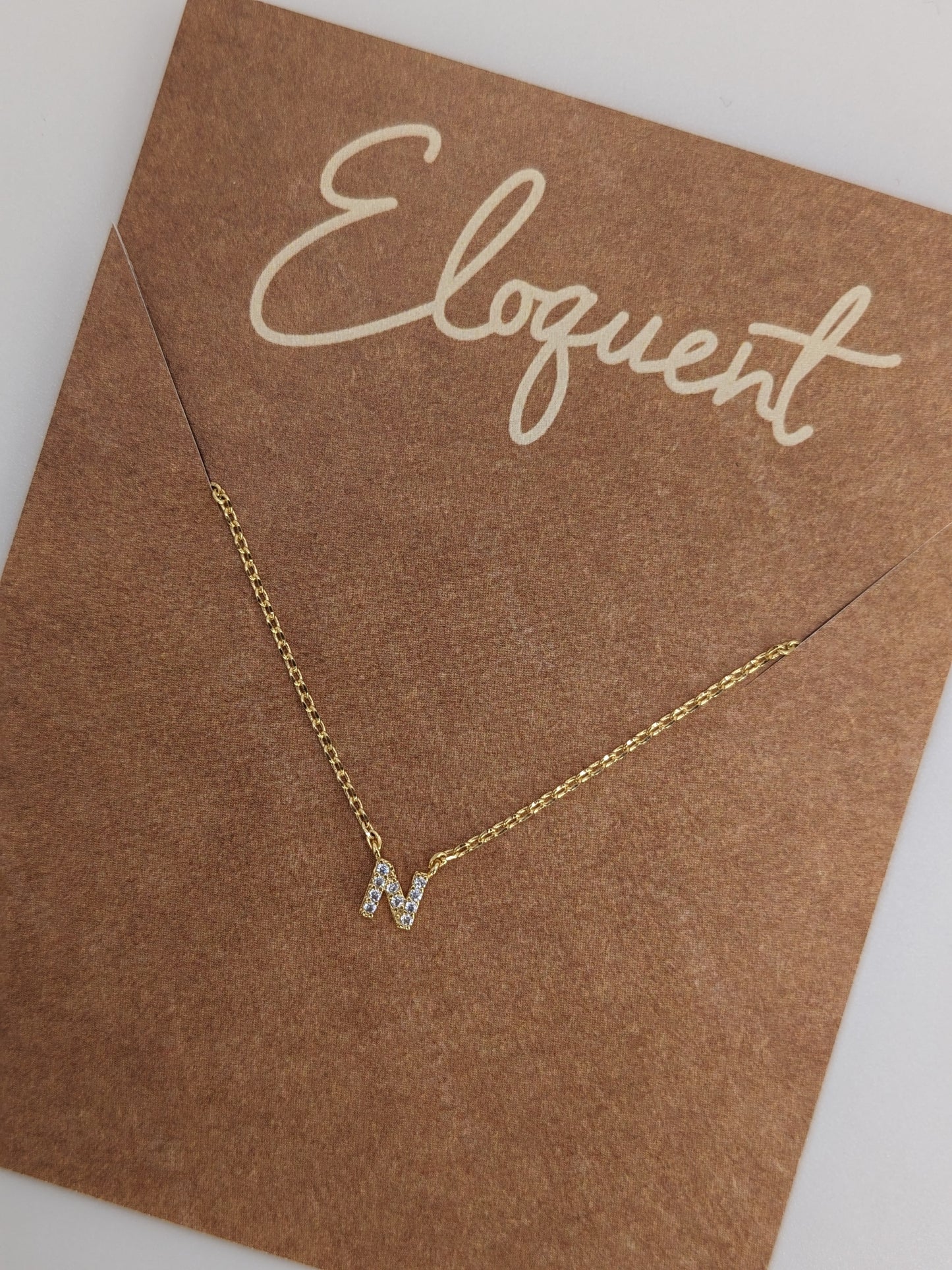 Dainty Mini Initial Necklace