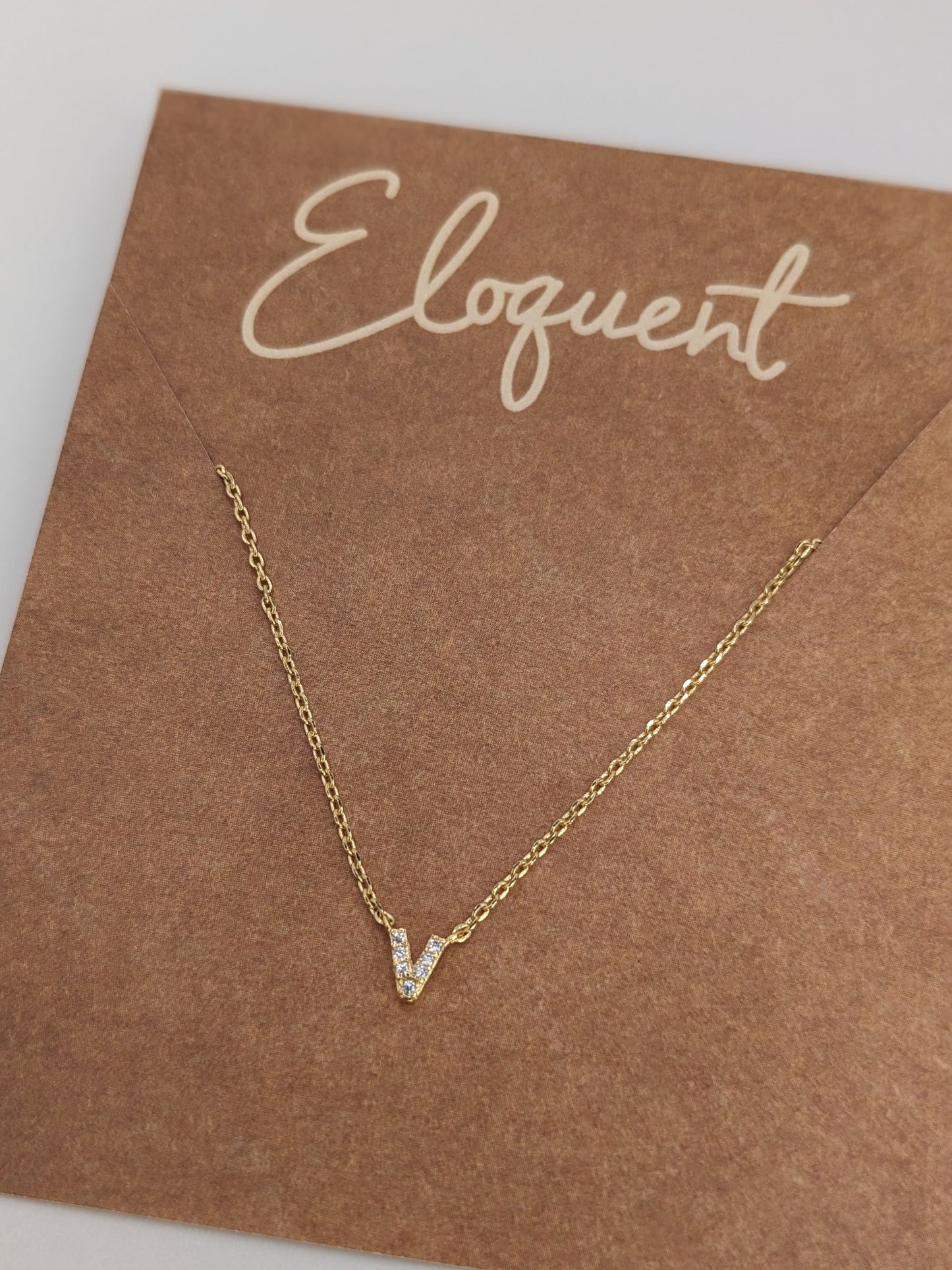 Dainty Mini Initial Necklace